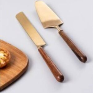 Fashion Cake Cutting Knife Stainless Steel (Set of 2)