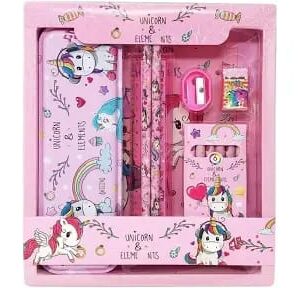Large Capacity Pencil Case With 7 Pencil for Kids